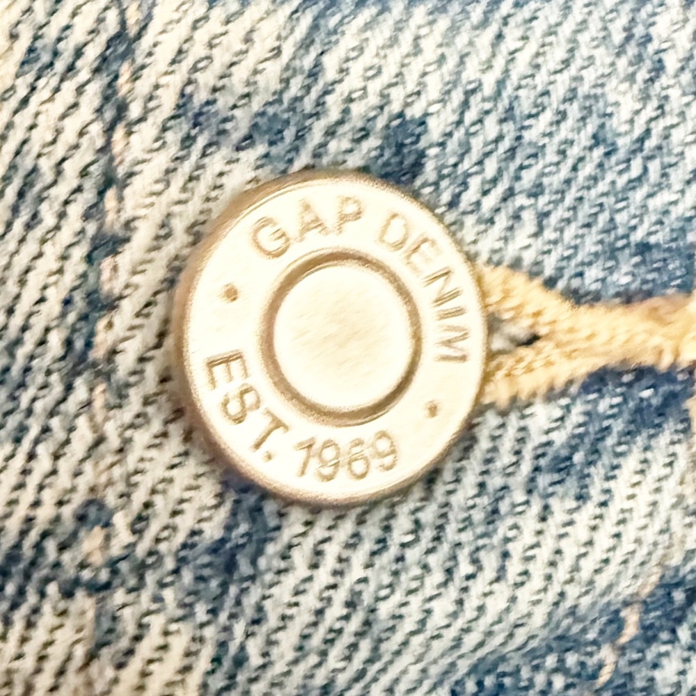 Gap High Rise Cheeky Short Distressed Blue Jean Shorts 2/26 - Picture 3 of 10